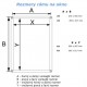Rám na sklo s prísavkami A4 - A3 rozmery rámu na okno