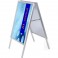 Reklamný stojan áčko - profil 32 mm, ostré rohy