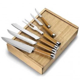 Súprava kuchynských nožov v drevenej darčekovej krabičke