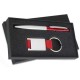 Hliníkové pero s príveskom na kľúče v darčekovej krabičke červená