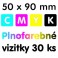 Vizitky plnofarebné 30 kusov